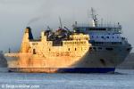 ID 4068 ARATERE (1998/12596grt/IMO 9174828) arriving at sunrise in Auckland, NZ for drydocking at the VT Fitzroy shipyard. Scrapped 2025.